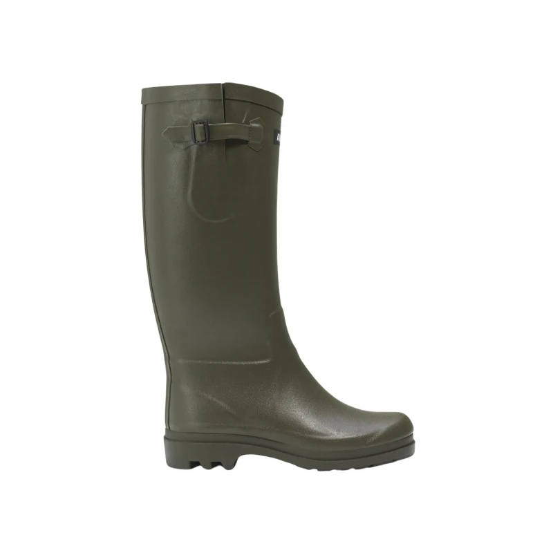 Image of Aigle Aiglentine 2 NL Rubber Womens Calf Length Boots - Kaki - Size:UK 7.5