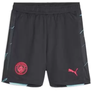 Image of Puma Manchester City Third Shorts 2023 2024 Juniors - Blue
