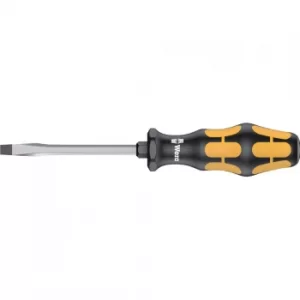 Image of Wera Kraftform Plus Chisel Drive Flared Slotted Screwdriver 1mm 113mm