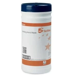 Image of Facilities Hand Wipes Sanitizing Disinfectant Food safe 24gsm 20x23cm