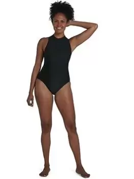 Image of Speedo Hydrasuit, Black, Size 30, Women