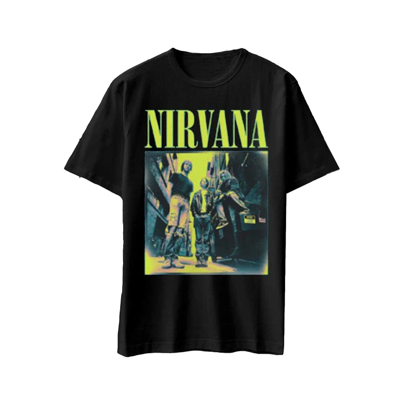 Image of Nirvana Nirvana Men Kings Of The Street T-Shirt in Black Size: large Black L Male 5063300186497