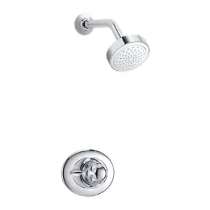 Image of Mira Excel Thermostatic Mixer Shower BIR All Chrome