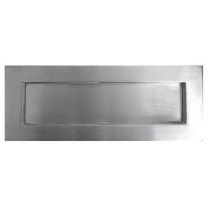 Image of Satin Chrome Sprung Letterplates