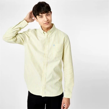 Image of Jack Wills Ainsley Stripe Oxford Shirt - Yellow