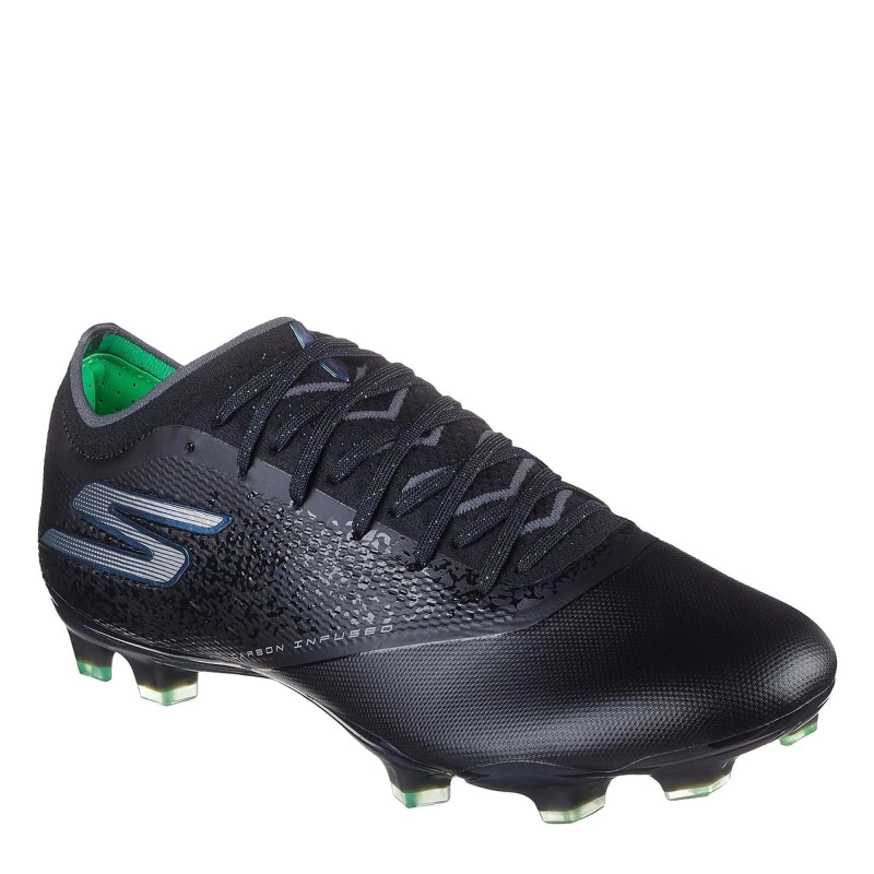 Image of Skechers Razor Elite Adults Firm Ground Football Boots Black/Silver male 7.5 (41.5)