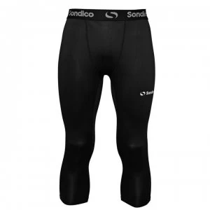 Image of Sondico Core Three Quarter Base Layer Tights Mens - Black