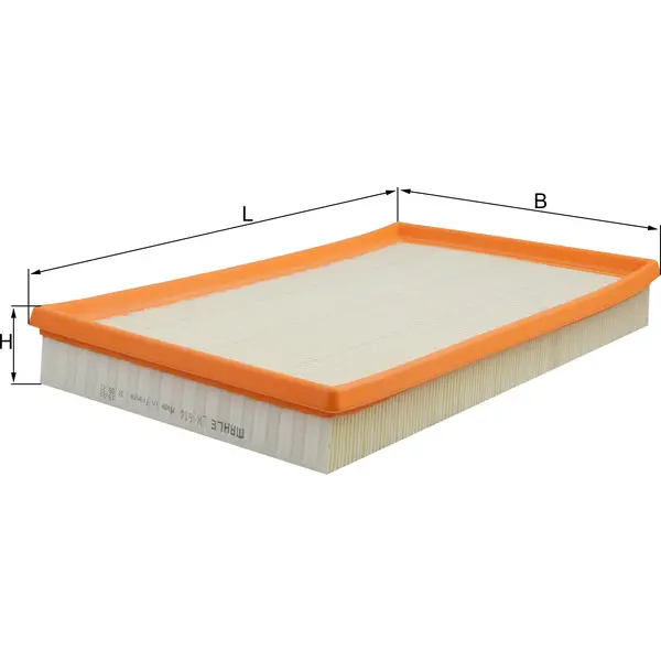 Image of x1 Mahle Air Filter Filter Insert LX614 70521234 Made in AT