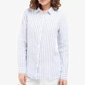 Image of Barbour Marine Striped Linen Shirt - UK 16