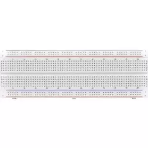 Image of TRU COMPONENTS 0165-40-4-16020 Breadboard non-slip Total number of pins 830 (L x W x H) 167 x 54.4 x 8.4mm