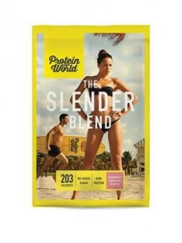Image of Protein World Slender Blend 1.2Kg Strawberry Milkshake