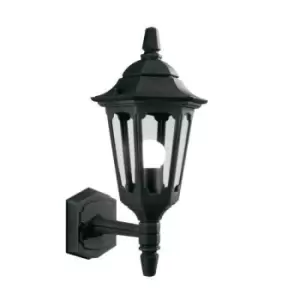 Image of Parish 1 Light Outdoor Wall Lantern Light Black IP44, E27
