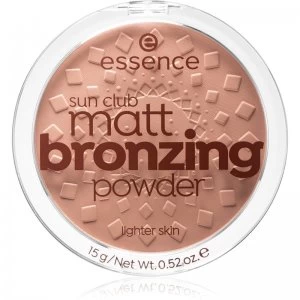Image of essence Sun Club Matt Bronzing Powder Sun Kissed Brown 10