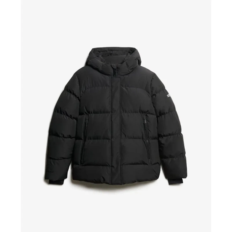 Image of Superdry Womens down jacket Superdry 5 Baffle Sports Noir Female S