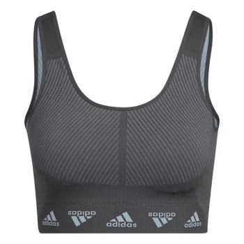 Image of adidas Light Support Aeroknit Bra Womens - Grey