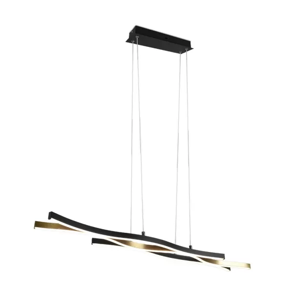 Image of Blaze Modern 35W LED Pendant Ceiling Light Brass Matt 2300-3000-4000K