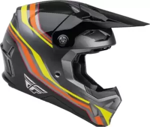 Image of Fly Racing Formula CP S.E Speeder Motocross Helmet, black-red-yellow, Size S, black-red-yellow, Size S