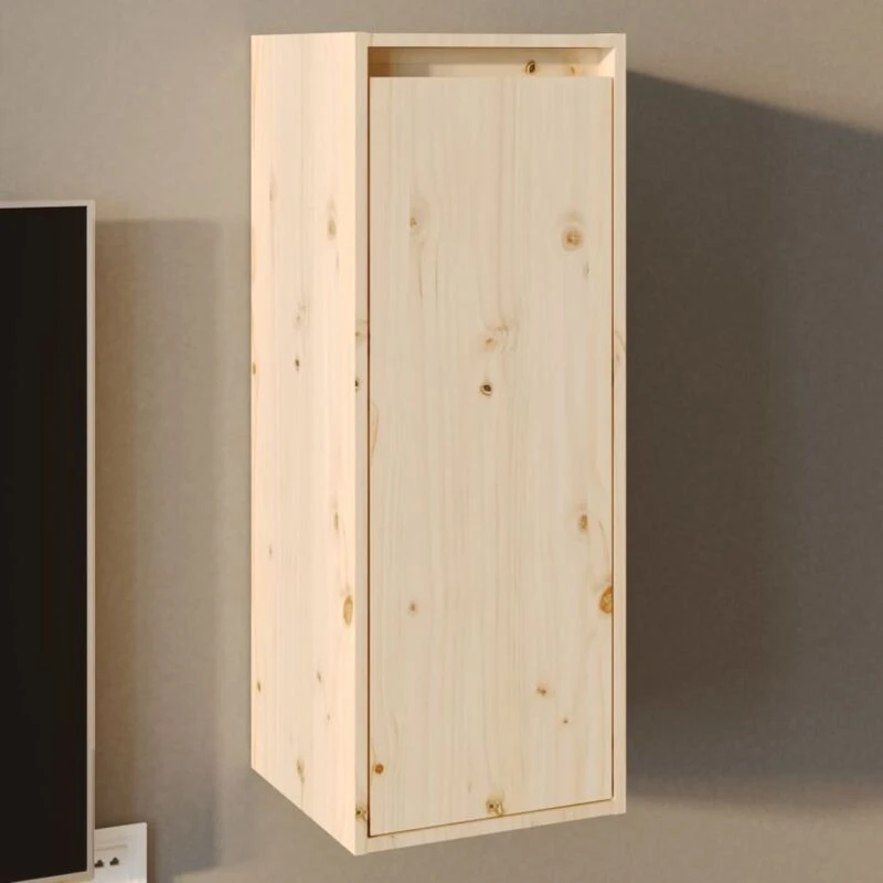 Image of VIDAXL Wall Cabinet 30x30x80cm Solid Wood Pine Vidaxl 8720286840870