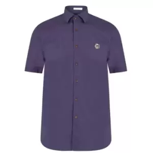 Image of Ted Baker Fonsho Short Sleeve Shirt - Blue
