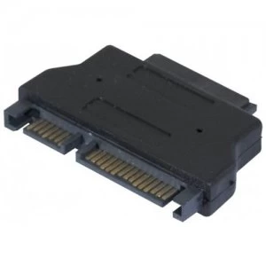 Image of EXC SATA (Power) to Slim (Data) SATA Adaptor (Black)