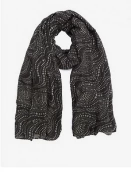 Image of Mint Velvet Lyra Printed Scarf - Khaki