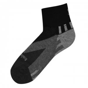 Image of Balega Enduro V Quarter Length Socks Ladies - Black/Charcoal