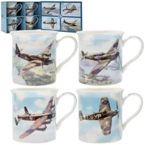 Image of Classic Planes Mug Set of 4