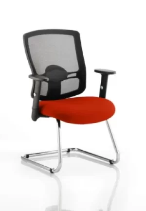 Image of Portland Cantilever Bespoke Colour Seat Orange