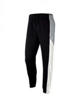 Image of Nike Colourblock Fleece Pants - Black