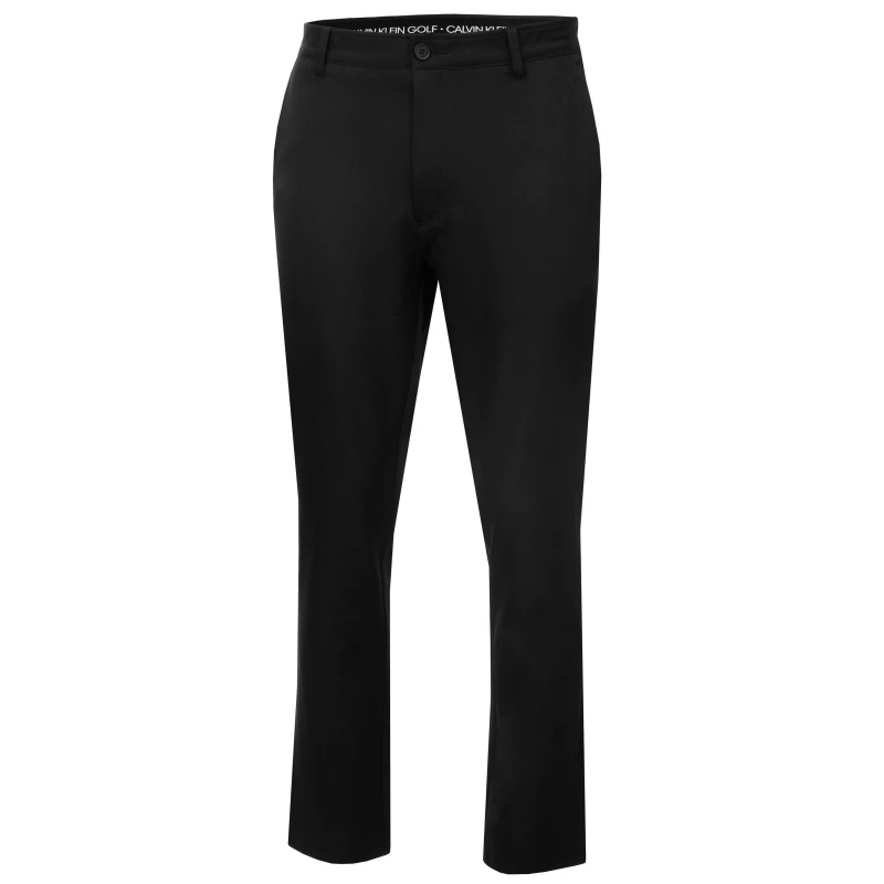 Image of Calvin Klein Golf CKGolf Bullet Stretch Trousers Black male 30W S