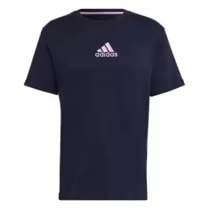 Image of adidas Nature Graphic T-Shirt Mens - Blue