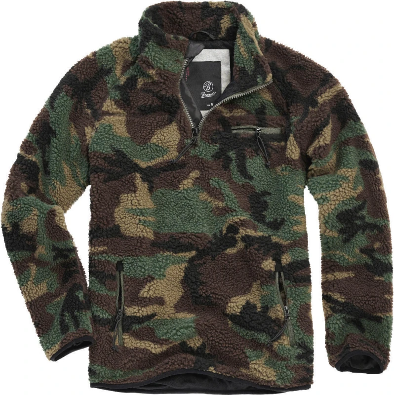 Image of Brandit Fleece Sweatshirt Sweatshirt woodland XL Men