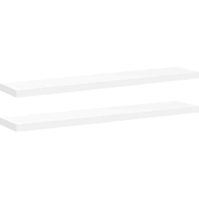 Image of VIDAXL Vidaxl - Floating Wall Shelves 2 pcs White 120x23.5x3.8cm mdf 8720286074527