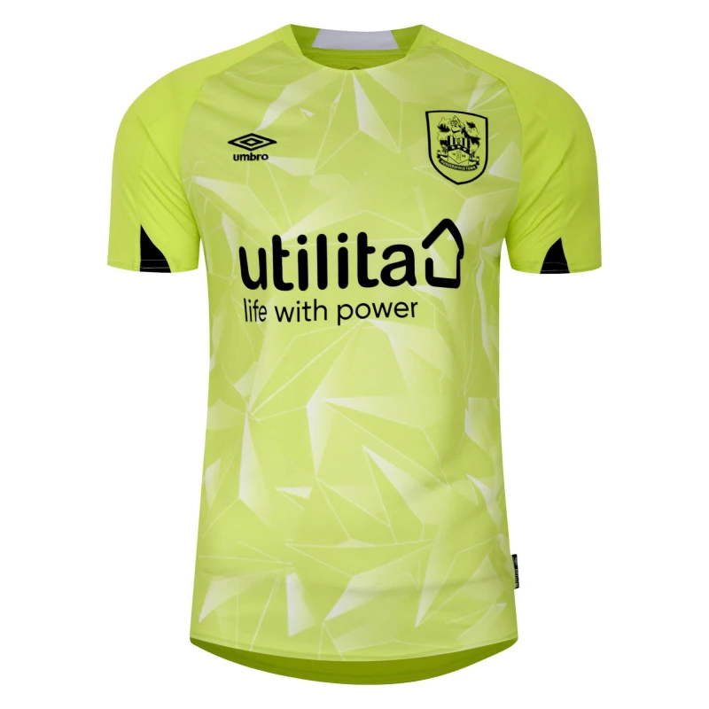 Image of Umbro Mens Huddersfield Junior Domestic Replica Football Shirt Yellow male Small