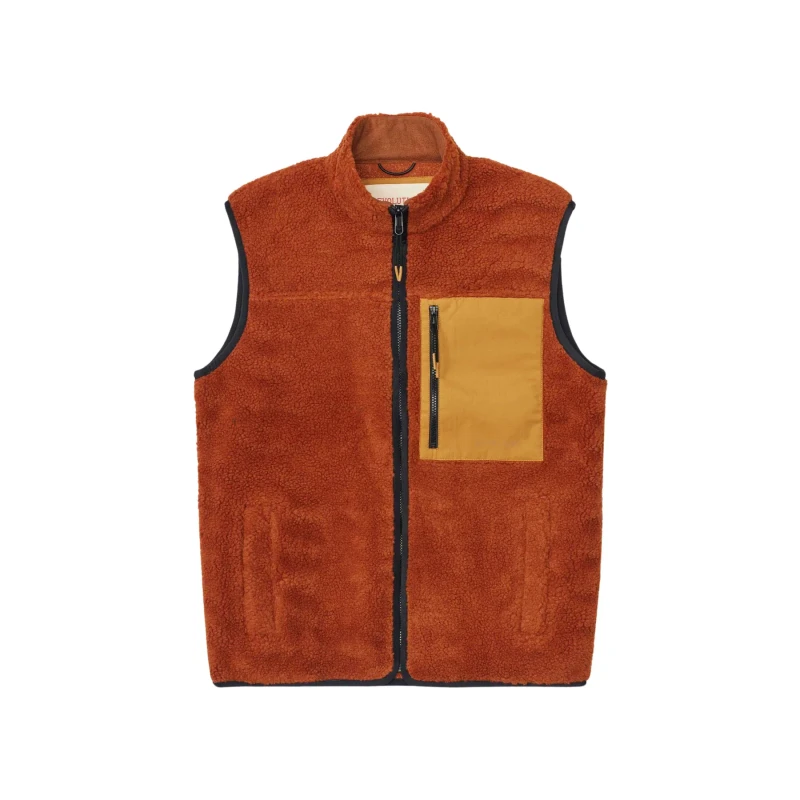 Image of Revolution Sleeveless fleece Revolution Orange Male L