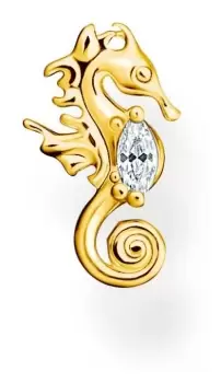 Image of Thomas Sabo H2236-414-14 Gold Plated Crystal Set Seahorse Jewellery