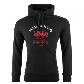 Image of Canterbury British and Irish Lions Graphic Hoodie Mens - Black/Red