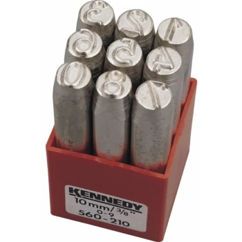 Image of 5.0MM (Set of 9) Figure Punches - Kennedy
