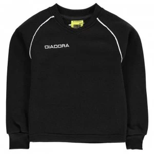 Image of Diadora Madrid Sweater Junior Boys - Black