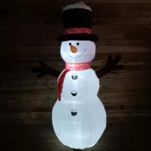 Image of 8ft (245cm) LED Outdoor Christmas Inflatables Snowman Indoor Light Up Decorations