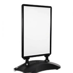 Image of Seco Forecourt Sign Double Sided Aluminium Black 2 x A1