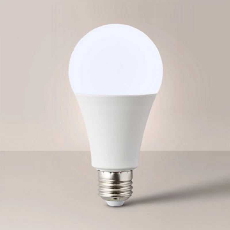 Image of ValueLights 5 Pack E27 White Thermal Plastic GLS LED 15W Cool White 6500K 1520lm Light Bulb White