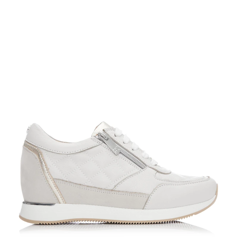 Image of Moda in Pelle Berke Trainers - White White 3