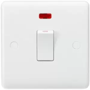 Image of MLA Knightsbridge Curved Edge 20A DP Switch With Neon - CU8341N