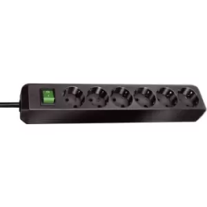 Image of Brennenstuhl 1159500400 Power strip (+ switch) 6x Black PG connector
