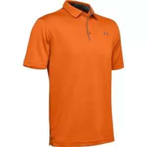 Image of Under Armour Tech Polo Shirt Mens - Orange