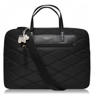 Image of Radley Charleston large laptop ziptop - Black