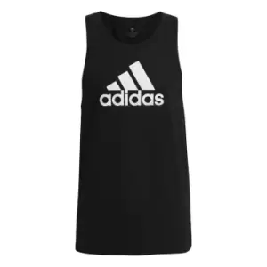 Image of adidas Logo Vest Mens - Black
