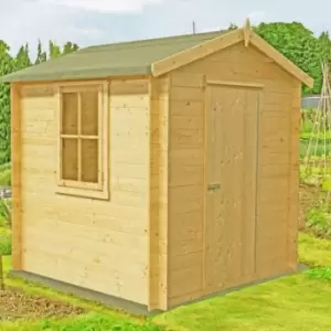 Image of Shire Danbury Garden Log Cabin 19mm (8' x 8')
