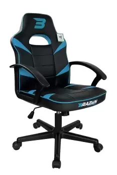 Image of BraZen Valor Mid Back PC Gaming Chair - Blue